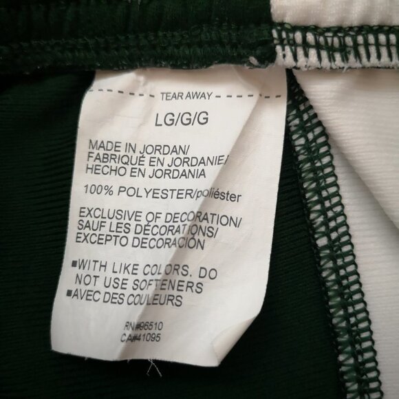 Under Armour Youth's Size Large Green & White Elastic & Tie Waist Sweatpants - Picture 5 of 8